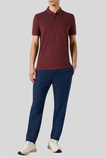Hugo Slim Fit Polo Yaka Erkek T-Shirt Kahverengi
