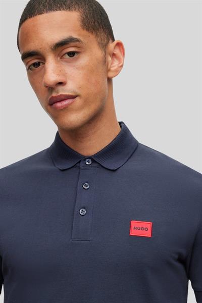 Hugo Slim Fit Polo Yaka Erkek T-Shirt Lacivert 405