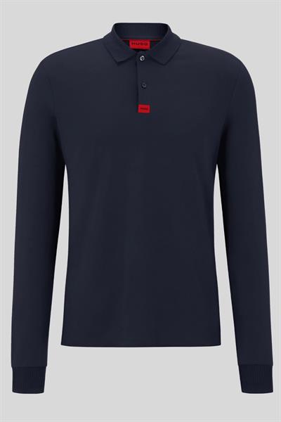 Hugo Slim Fit Polo Yaka Erkek Sweatshirt Lacivert 405