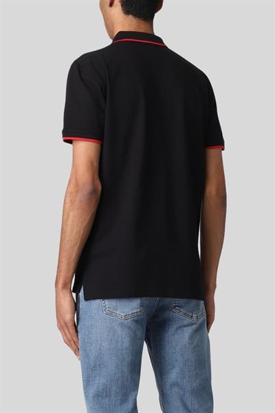 Hugo Slim Fit Polo Yaka Erkek T-Shirt Siyah