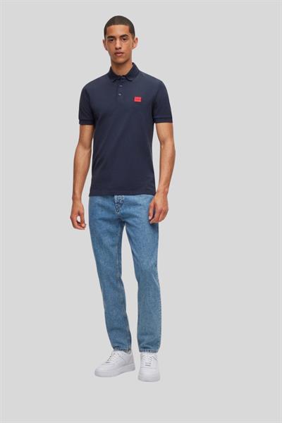Hugo Slim Fit Polo Yaka Erkek T-Shirt Lacivert 405