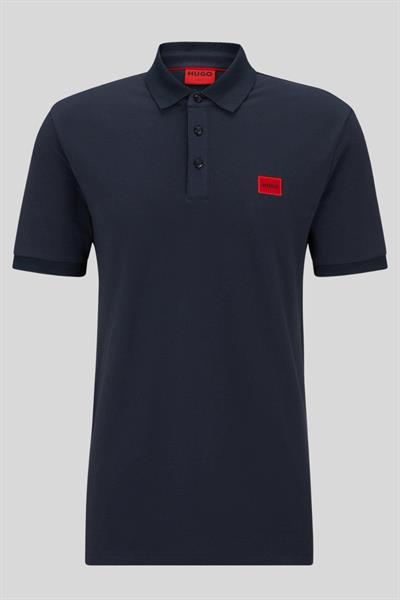 Hugo Slim Fit Polo Yaka Erkek T-Shirt Lacivert 405