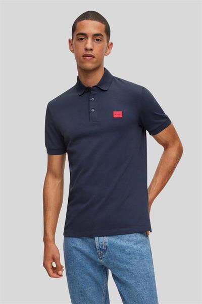 Hugo Slim Fit Polo Yaka Erkek T-Shirt Lacivert 405