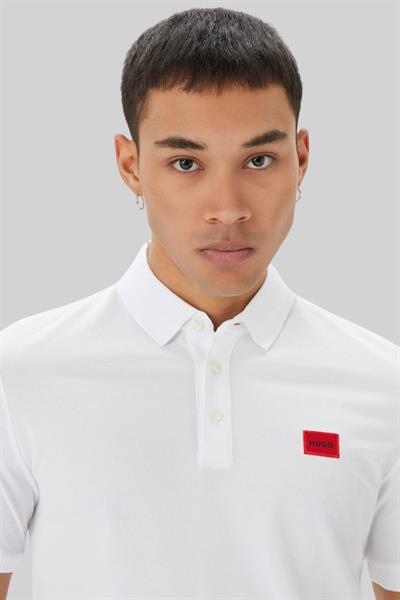 Hugo Slim Fit Polo Yaka Erkek T-Shirt Beyaz 100