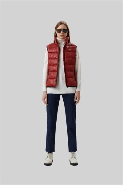 Hugo Yalıtımlı Regular Fit Kadın Yelek Bordo