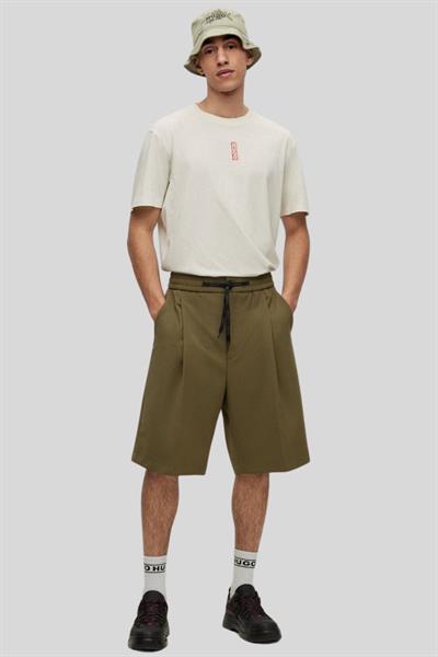 Hugo Yuvarlak Yaka Erkek T-Shirt Beyaz