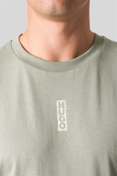Hugo Yuvarlak Yaka Erkek T-Shirt Yeşil