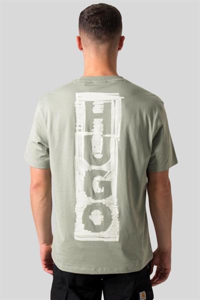 Hugo Yuvarlak Yaka Erkek T-Shirt Yeşil