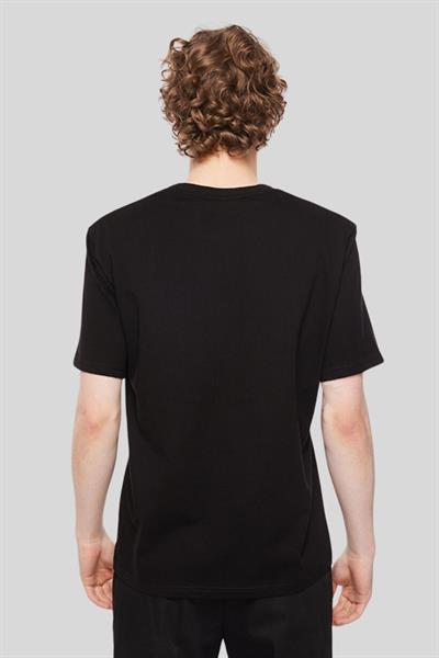 Just Cavalli Bisiklet Yaka Erkek T-Shirt Siyah 899