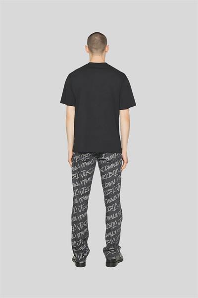 Just Cavalli Bisiklet Yaka Erkek T-Shirt Siyah 01D