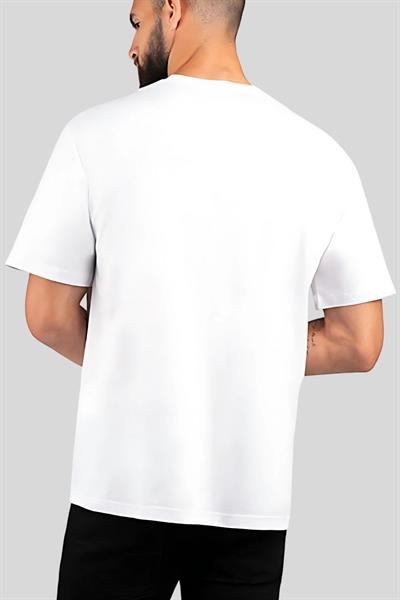 Just Cavalli Bisiklet Yaka Erkek T-Shirt Beyaz