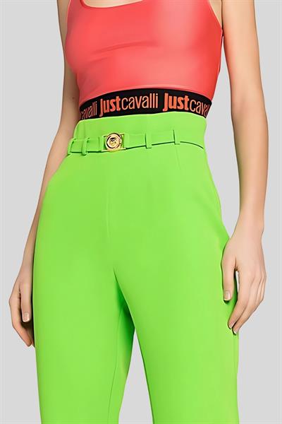 Just Cavalli Kumaş Pantolon Yeşil