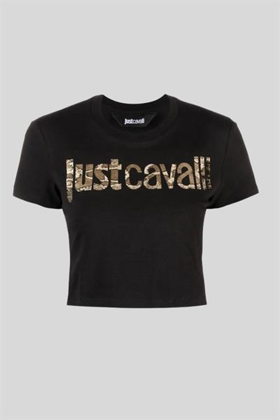 Just Cavalli Kadın T-Shirt Siyah