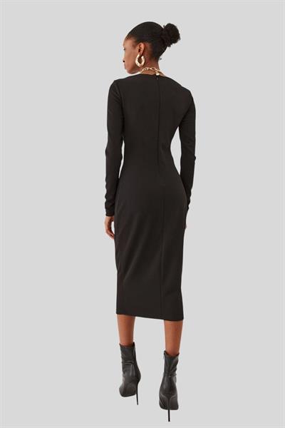 Just Cavalli Kesik Elbise Siyah