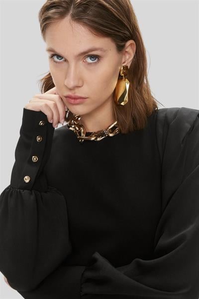 Just Cavalli Kokteyl Elbisesi Siyah 899