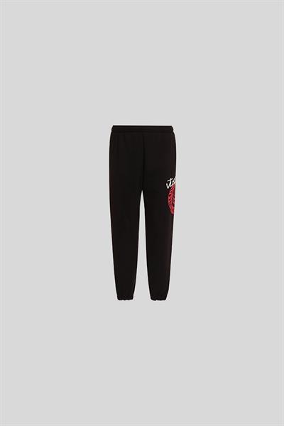 Just Cavalli Lastikli Bel Slim Fit Erkek Eşofman Altı Siyah 01D