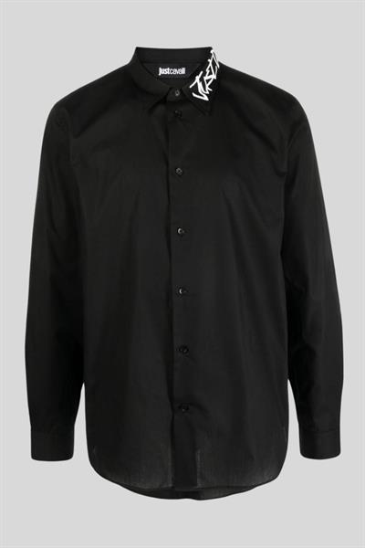 Just Cavalli Logolu Erkek Gömlek Siyah