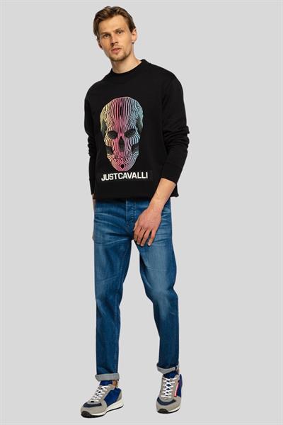 Just Cavalli Normal Kesim Kazak BLACK