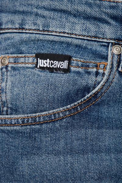 Just Cavalli Normal Paça Slim Fit Erkek Pantolon Mavi 904