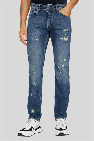 Just Cavalli Normal Paça Slim Fit Erkek Pantolon Mavi 904