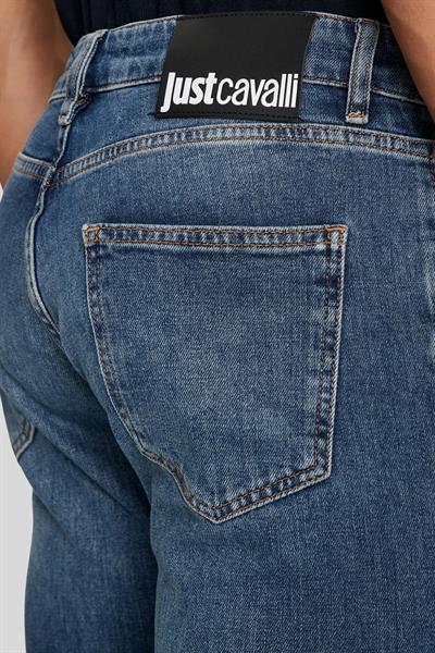 Just Cavalli Normal Paça Slim Fit Erkek Pantolon Mavi 904