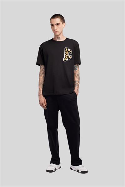 Just Cavalli Patch T-Shirt Erkek Siyah