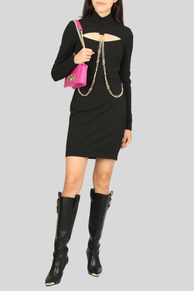 Just Cavalli Slim Fit Elbise Siyah