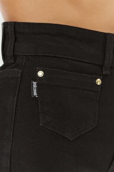Just Cavalli Yüksek Bel Kot Pantolon Siyah