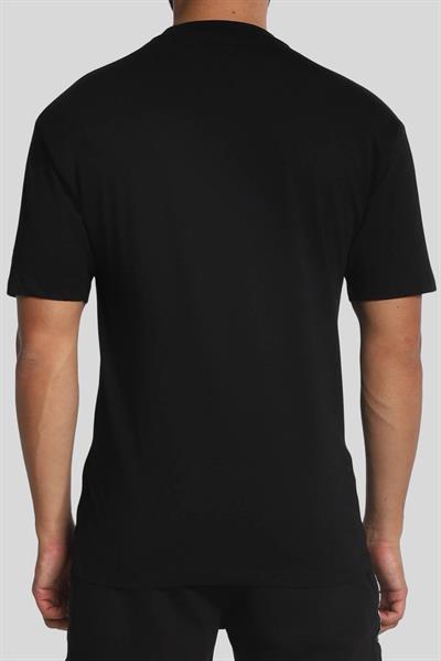 Karl Lagerfeld Bisiklet Yaka T-Shirt Siyah