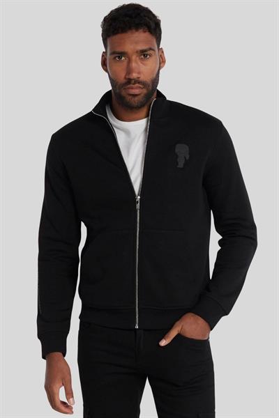 Karl Lagerfeld Erkek Fermuarlı SweatShirt Siyah