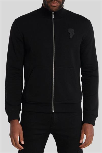 Karl Lagerfeld Erkek Fermuarlı SweatShirt Siyah