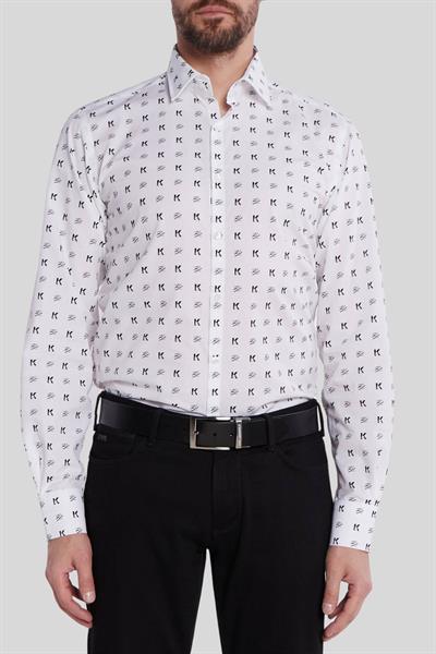 Karl Lagerfeld Erkek Gömlek Beyaz