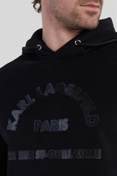 Karl Lagerfeld Erkek Normal Kesim Kazak Siyah