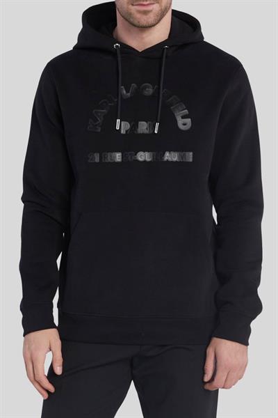 Karl Lagerfeld Erkek Normal Kesim Kazak Siyah