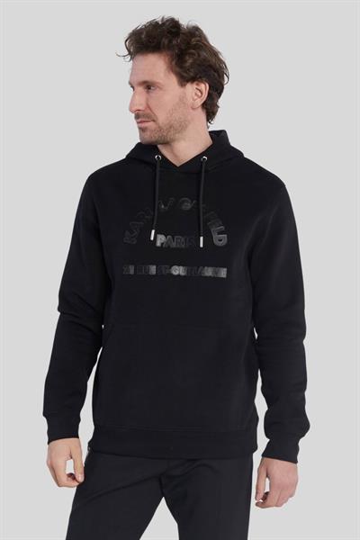 Karl Lagerfeld Erkek Normal Kesim Kazak Siyah