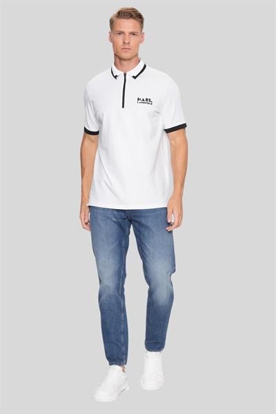 Karl Lagerfeld Erkek Polo Gömlek Beyaz
