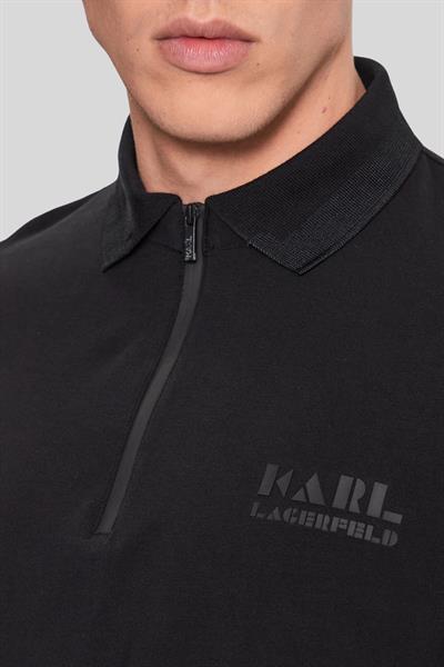 Karl Lagerfeld Erkek Polo Gömlek Siyah