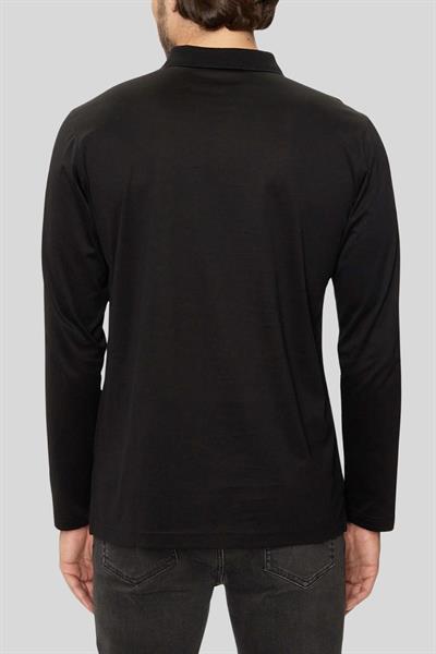 Karl Lagerfeld Erkek Polo Yaka T-Shirt Siyah