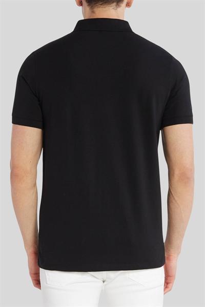 Karl Lagerfeld Erkek Polo Yaka T-Shirt Siyah