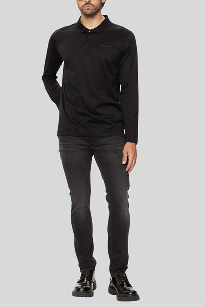 Karl Lagerfeld Erkek Polo Yaka T-Shirt Siyah