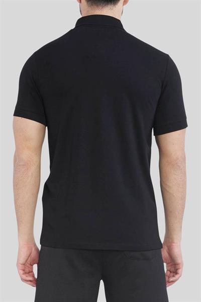 Karl Lagerfeld Erkek Polo Yaka T-Shirt Siyah