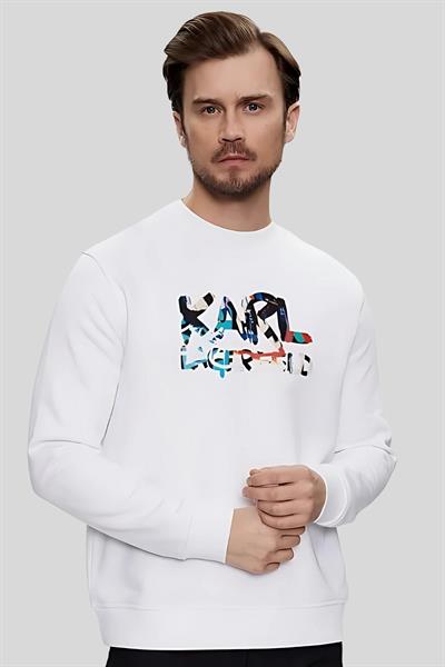 Karl Lagerfeld Erkek Regular Fit Beyaz