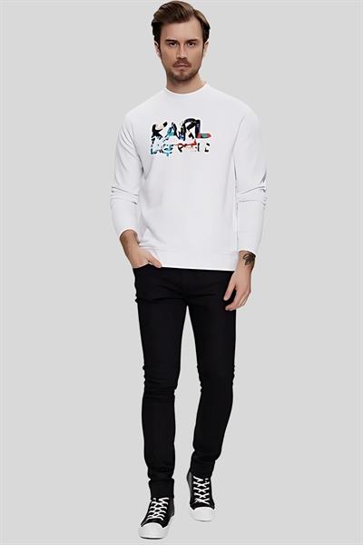 Karl Lagerfeld Erkek Regular Fit Beyaz