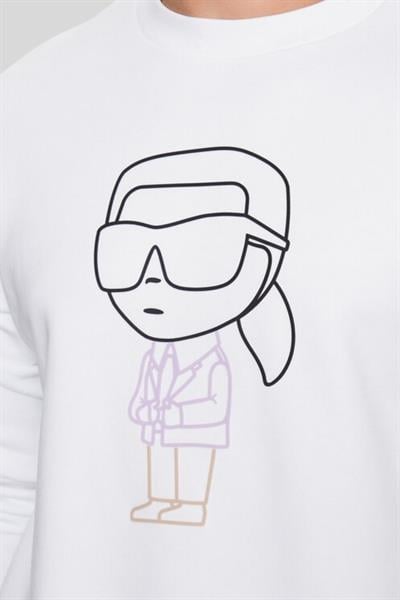 Karl Lagerfeld Erkek SweatShirt Beyaz