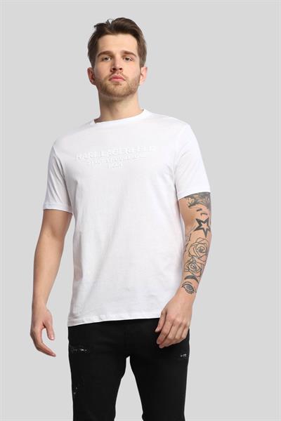 Karl Lagerfeld Erkek T-Shirt Beyaz