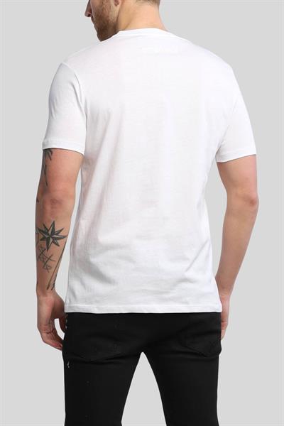 Karl Lagerfeld Erkek T-Shirt Beyaz