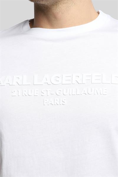 Karl Lagerfeld Erkek T-Shirt Beyaz