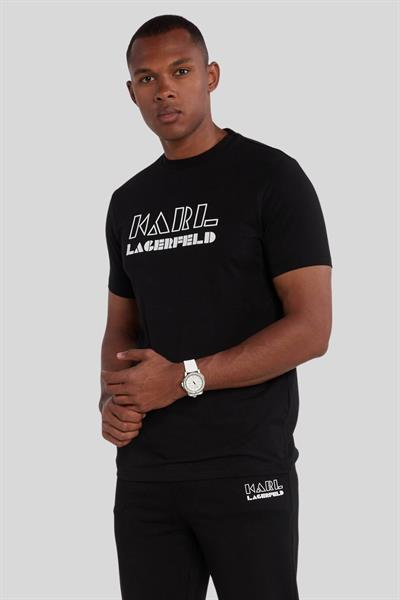 Karl Lagerfeld Erkek T-Shirt Siyah