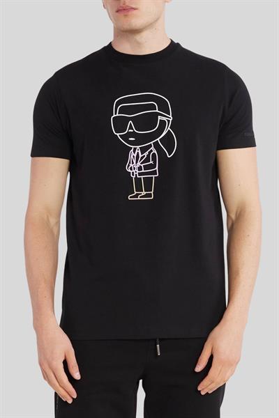 Karl Lagerfeld Erkek T-Shirt Siyah