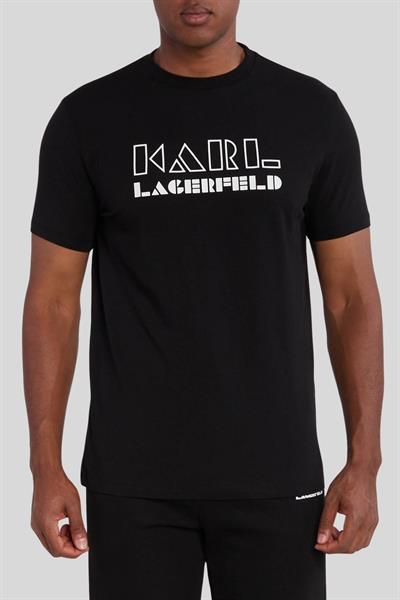 Karl Lagerfeld Erkek T-Shirt Siyah